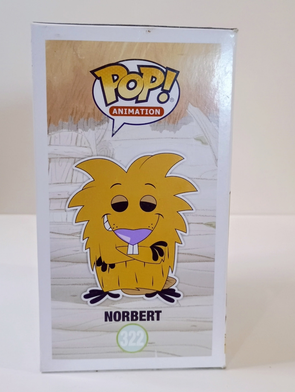 Funko Pop! Norbert Vinyl Figure - Yellow with Purple Nose - Picture 3 of 5